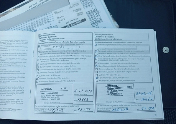 Nissan Qashqai cena 64500 przebieg: 115783, rok produkcji 2016 z Łaszczów małe 781
